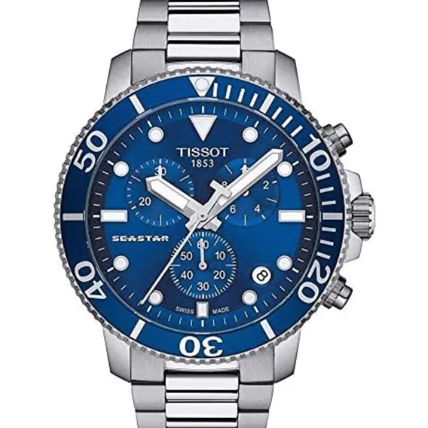 Tissot Mens Seastar 660/1000 Stainless Steel Casual Watch