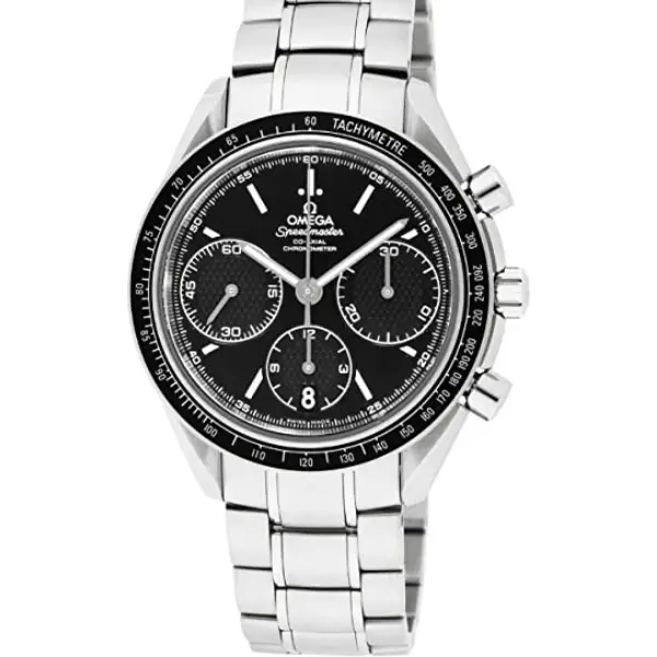 Omega Speedmaster Racing Automatic Chronograph Black Dial Stainless Steel Men's Watch